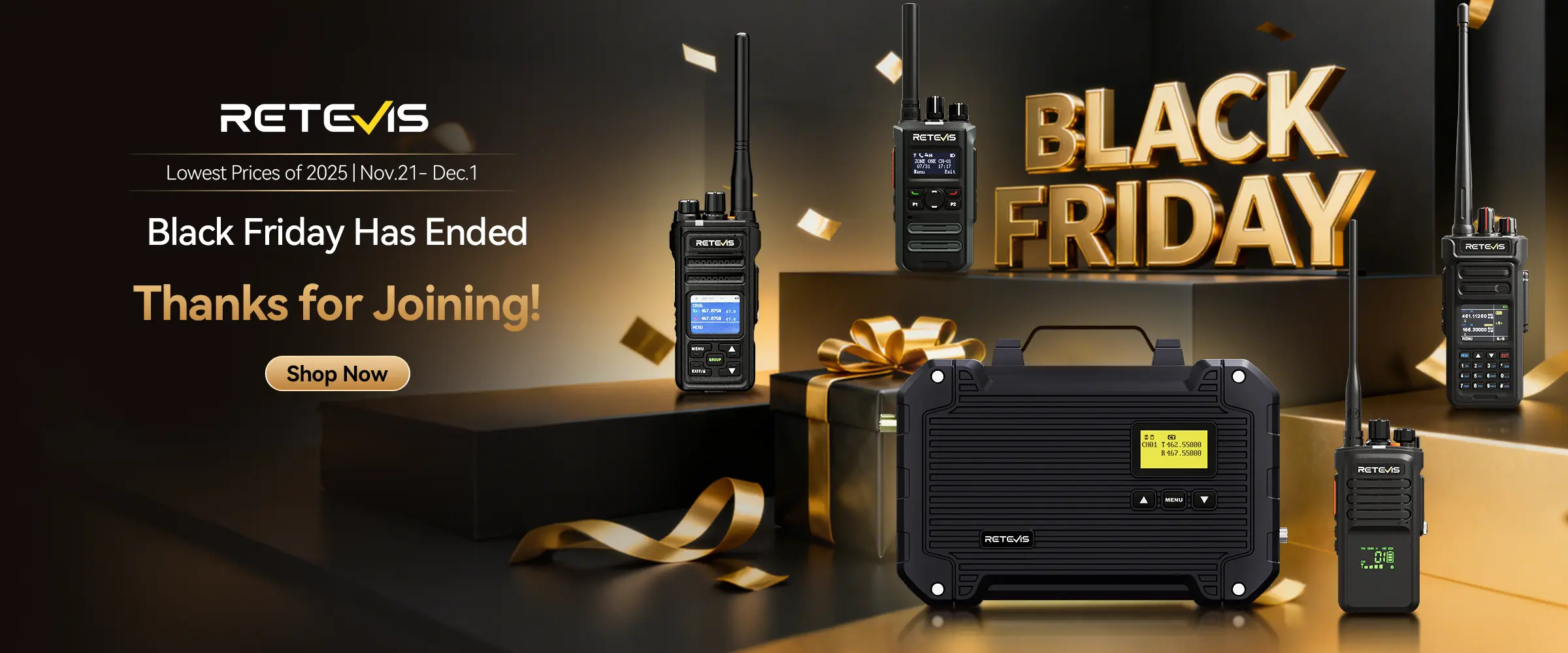 Retevis Black Friday Cyber Monday 2025