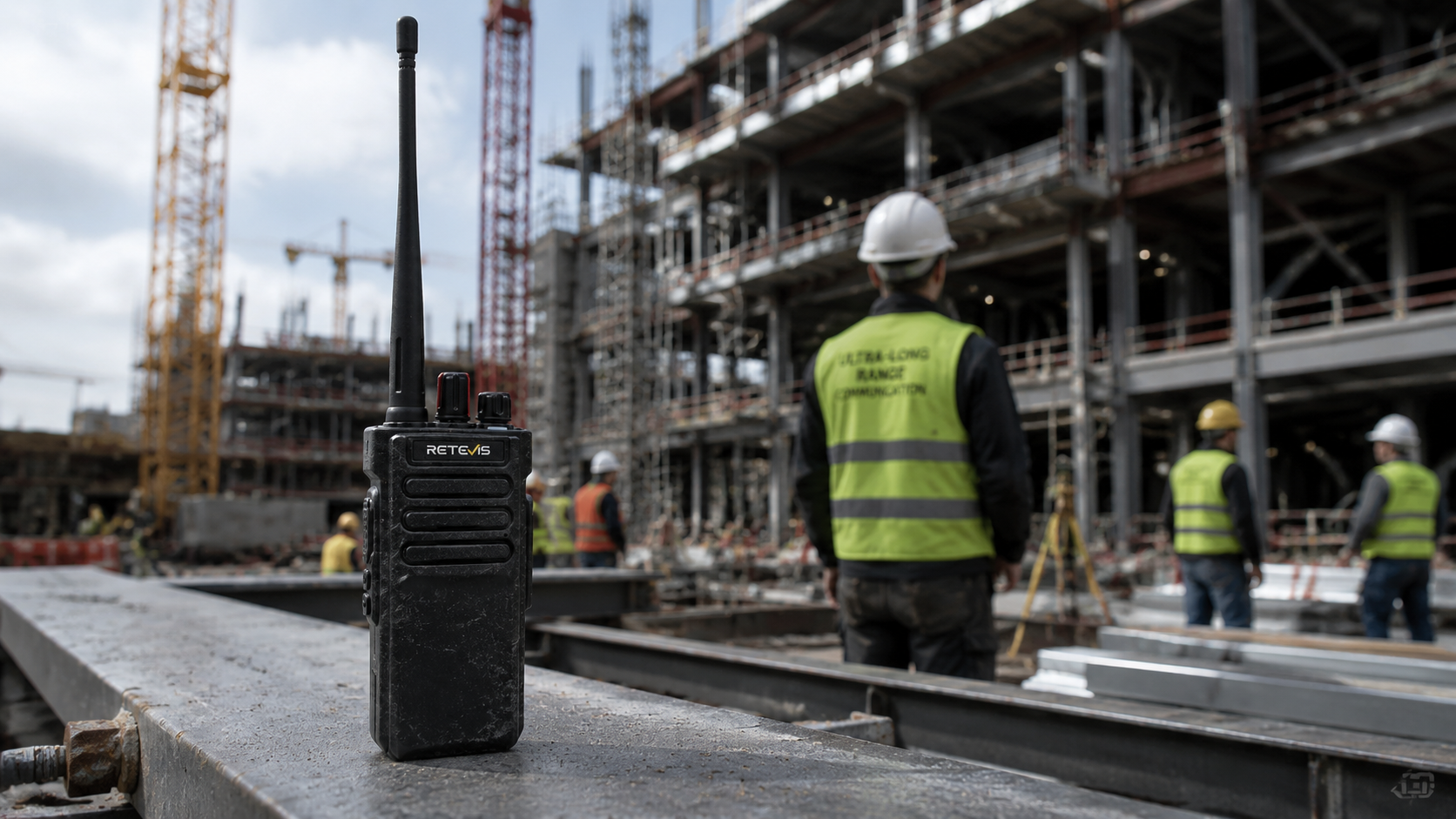 Why Long-Range Radios Are Essential for Large Construction Sites