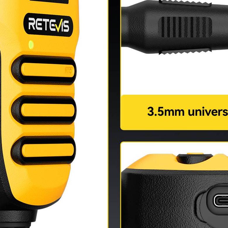 H012S IP67 Waterproof Radio Mic with AI Noise Cancelling for RB48 Series