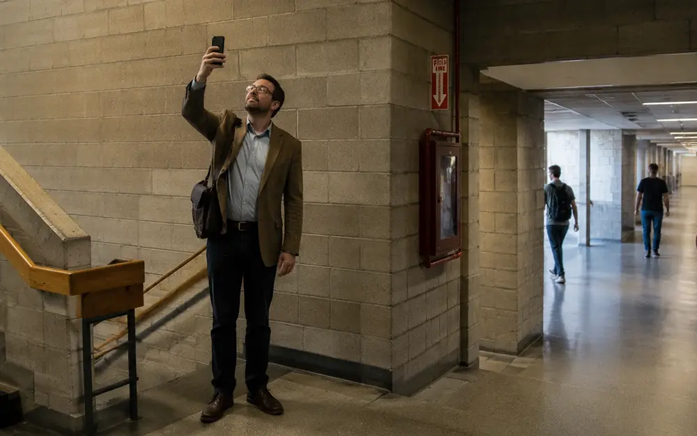 Dense Buildings Weaken Communication Between Floors