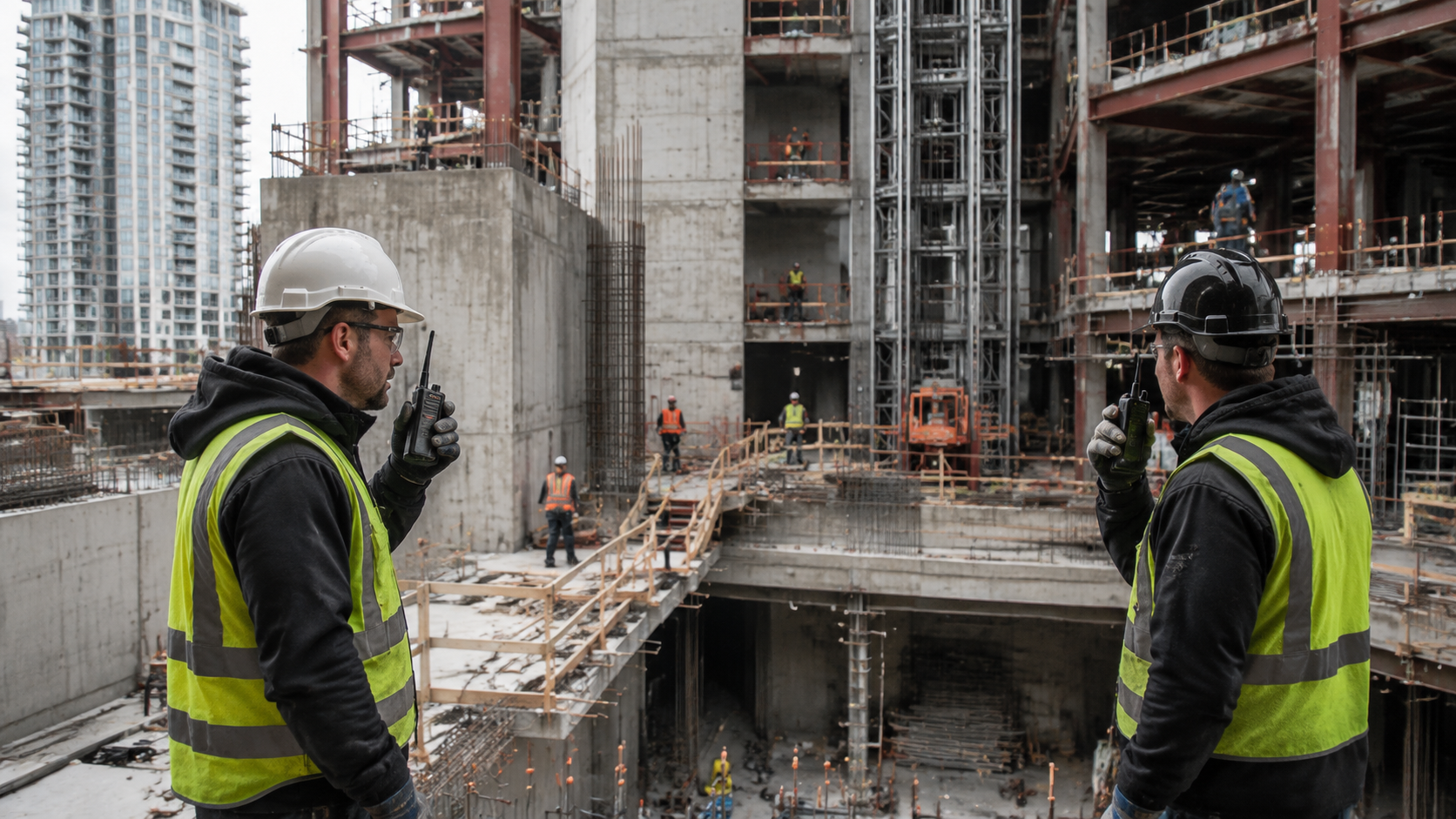 Overcoming Concrete and Steel: Two-Way Radios for Multi-Floor Construction