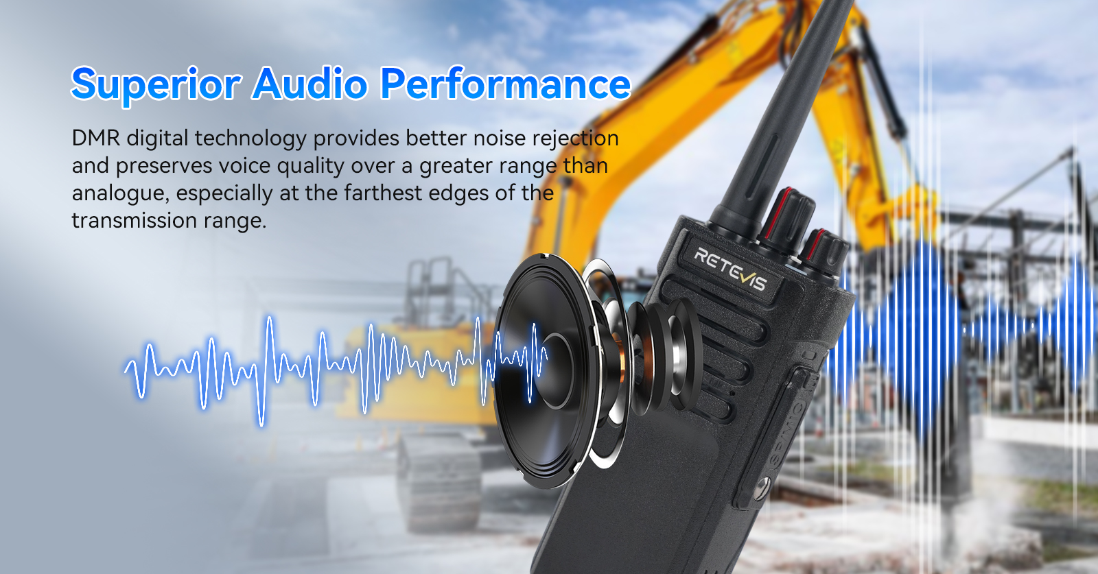 Retevis RT29D superior audio performance