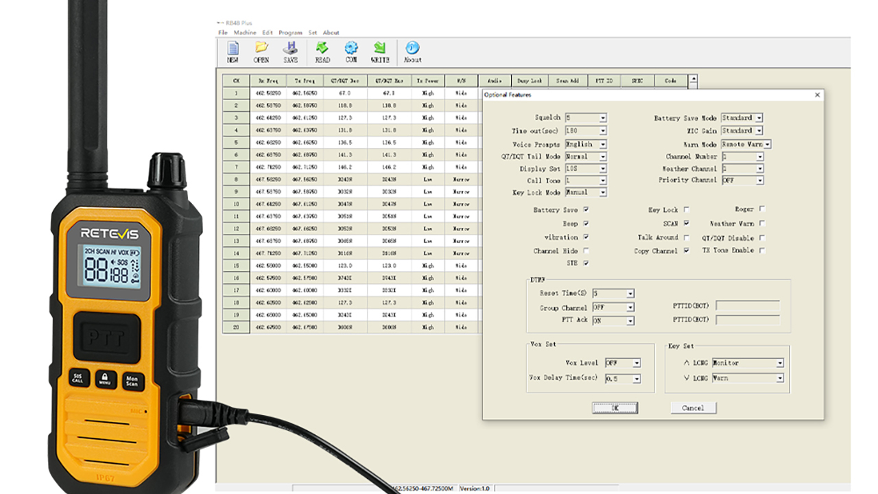 RB48 Plus Walkie Talkie：Group Call Easy Setup 