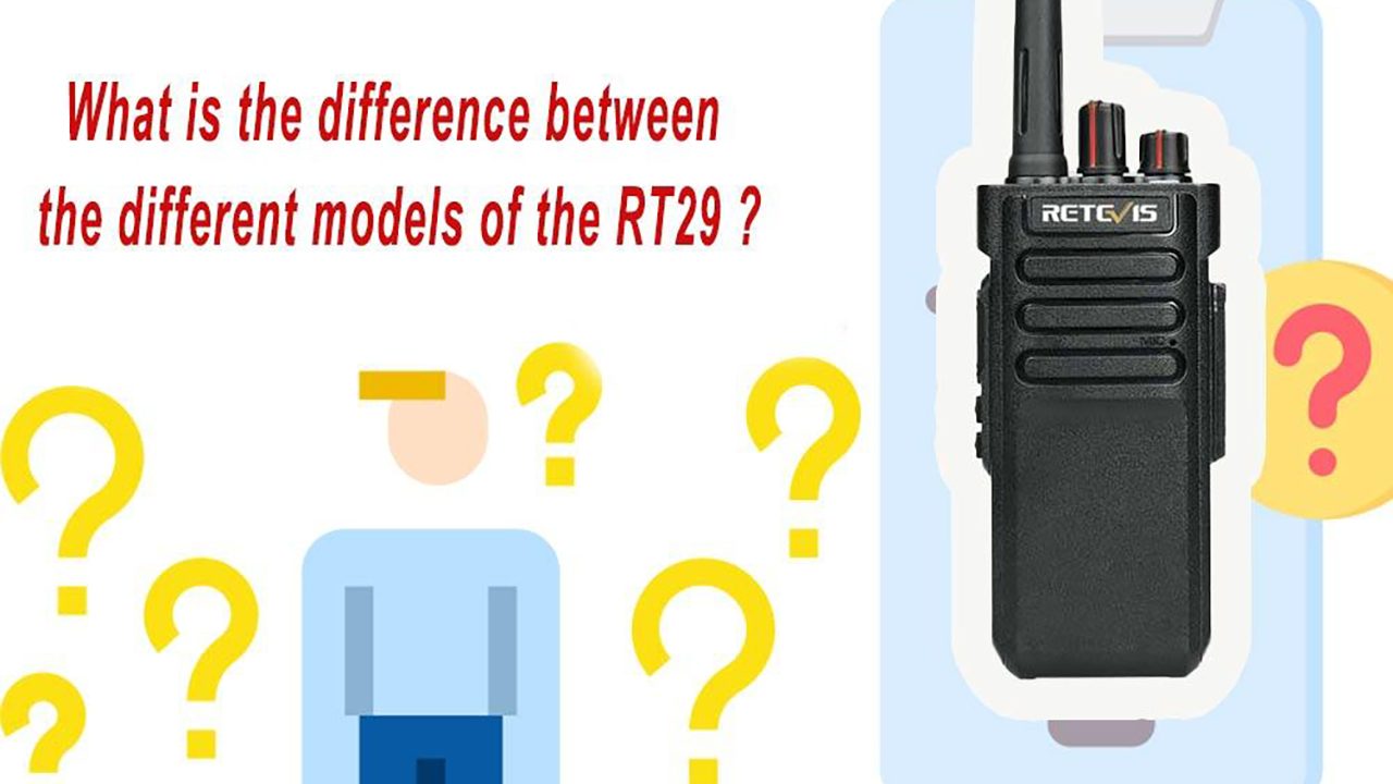 What is the difference between the different models of the RT29?