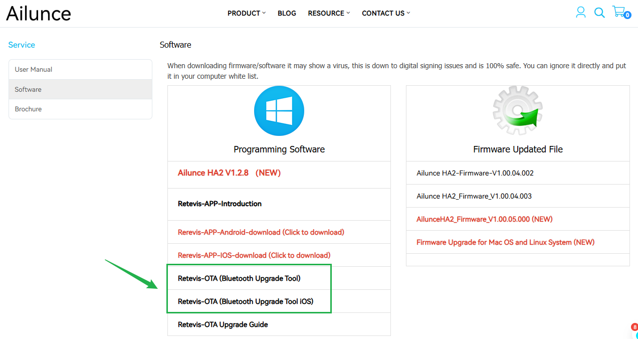 Download Retevis OTA Bluetooth Upgrade Tool
