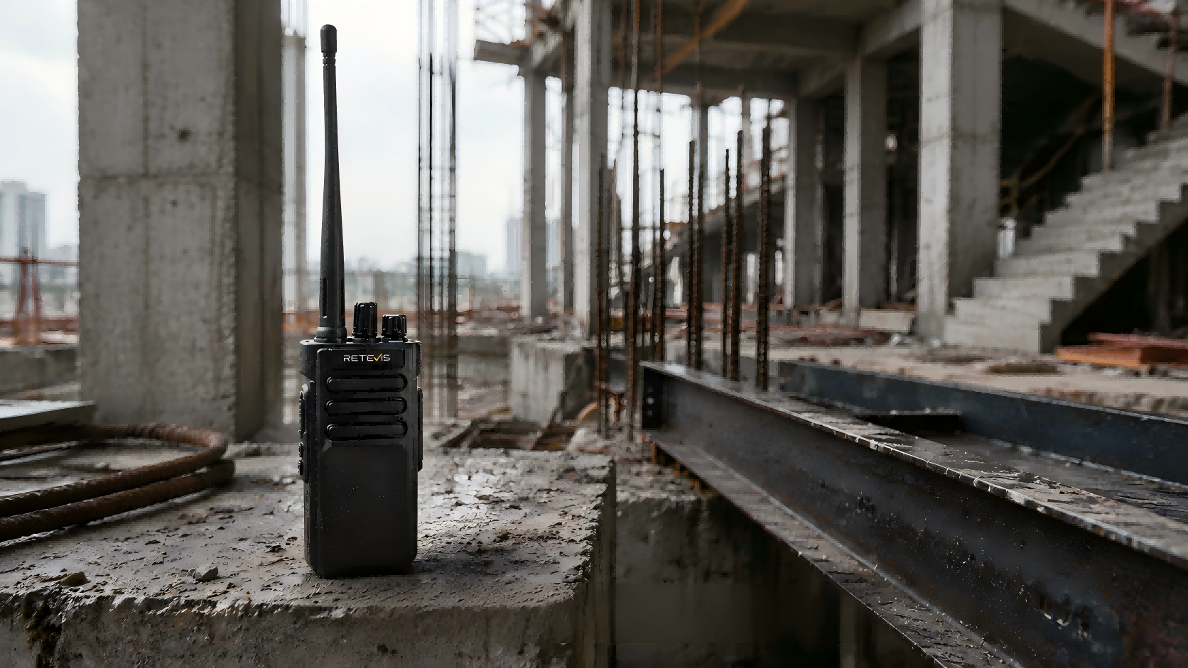 Retevis RT29 Two way radio in jobsite