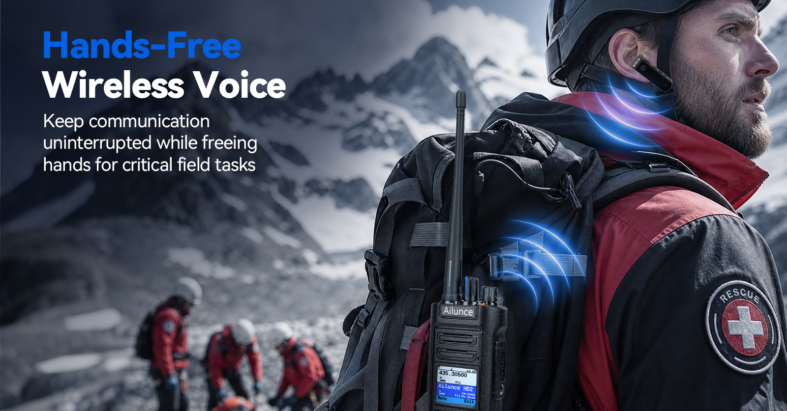 Retevis HD2 DMR Ham Bluetooth Walkie Talkie with hands-free operation