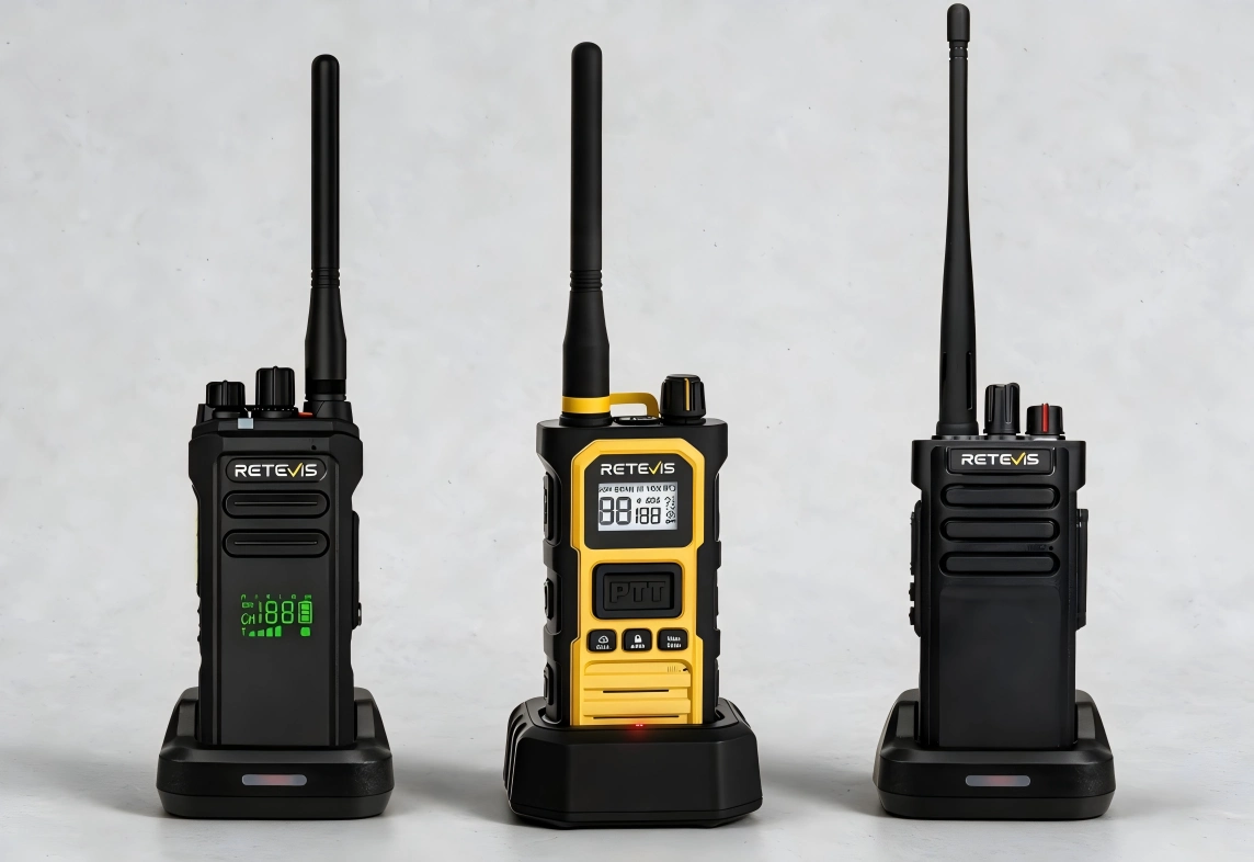 Construction walkie talkie comparison: Retevis RB48 Pro, RT29 and NR30D