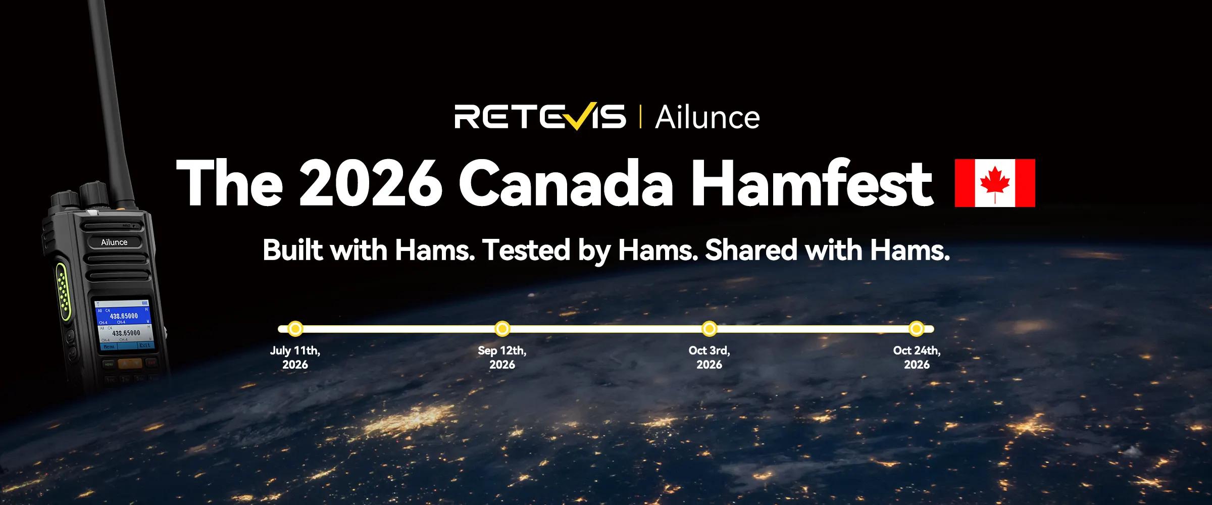 RETEVIS Ailunce Canada Interaction Tour 2026: Co-Creating the Unbroken Signal with Canadian Hams