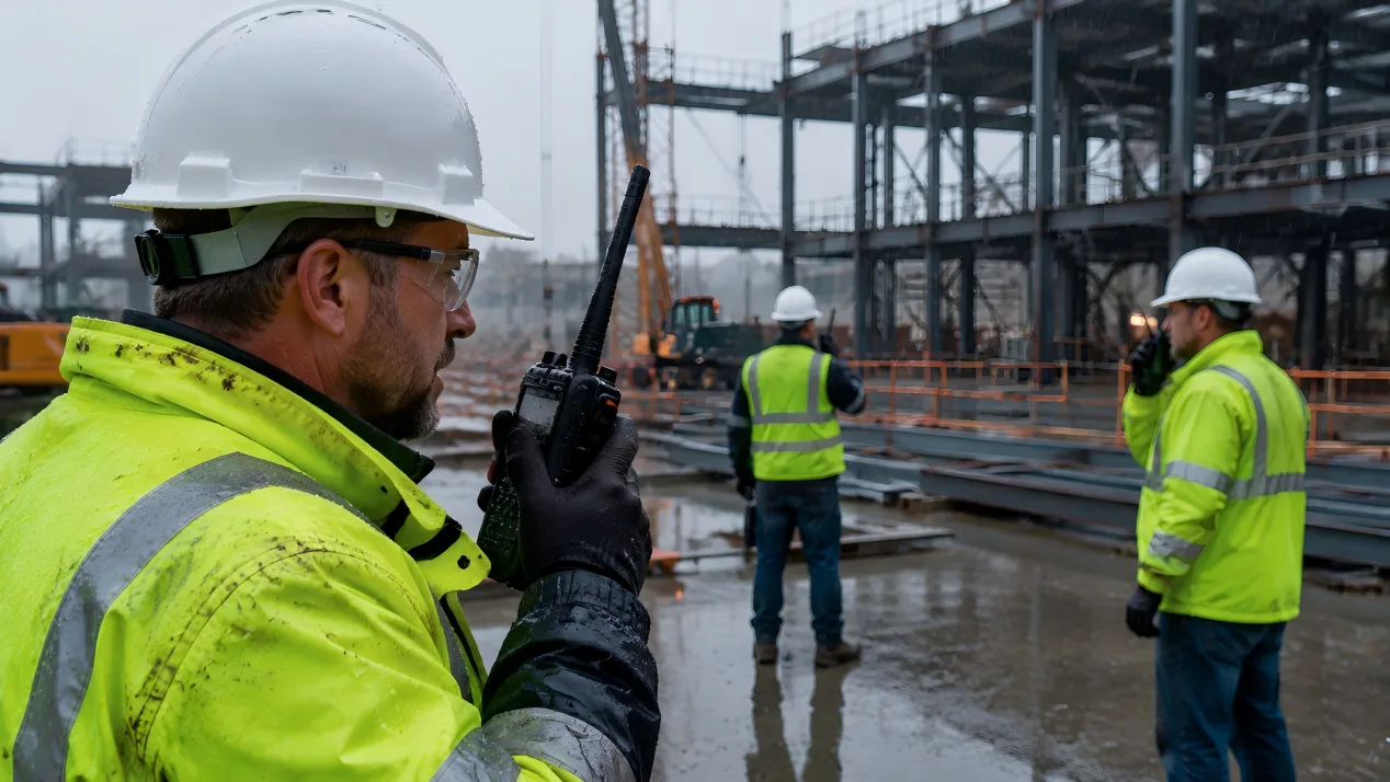 Waterproof Walkie Talkies for Construction Sites: IP Ratings, Rain Intensity, and Moisture Protection