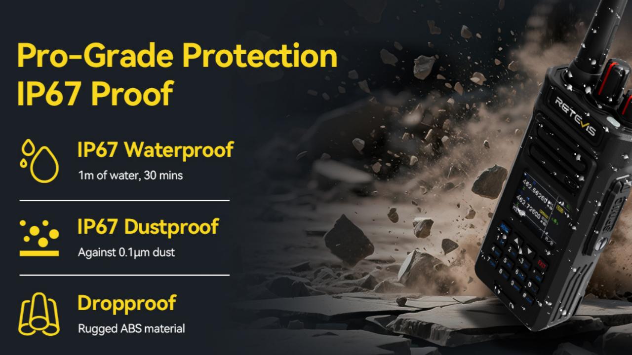 Pro-Grade Protection IP67 Proof