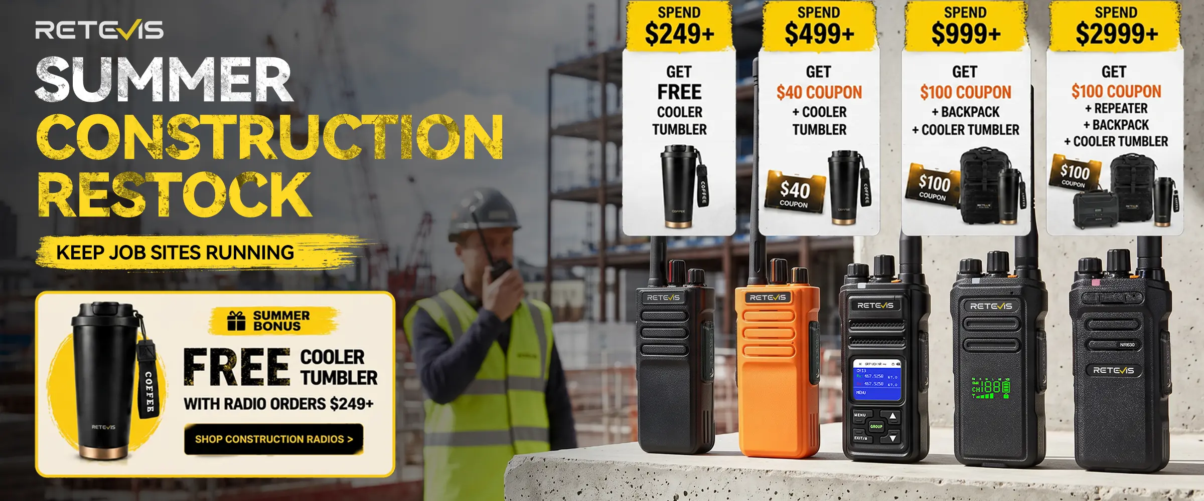 Retevis Powerful Radios