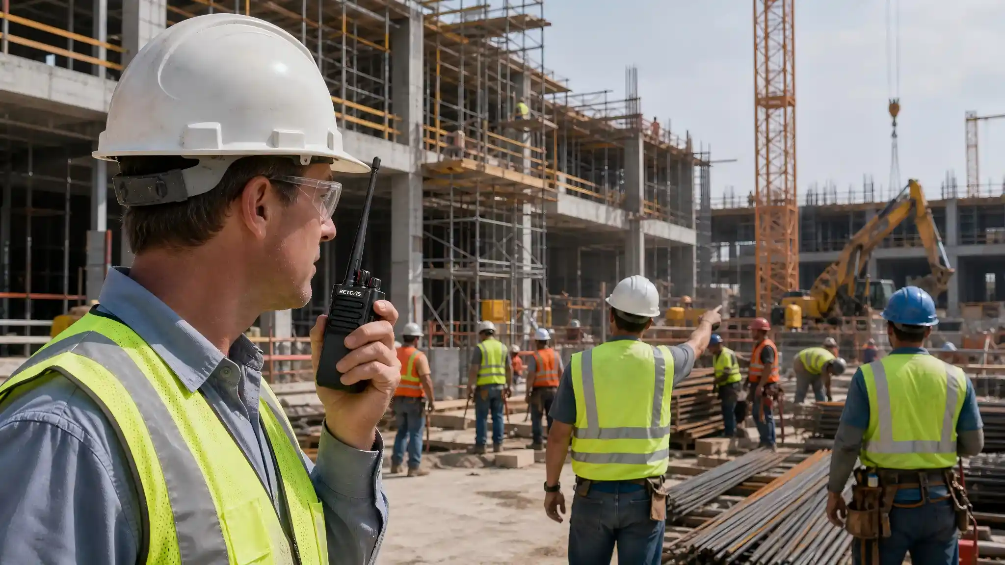 Construction Radios for Large Crews: How to Keep Communication Reliable as Teams Grow