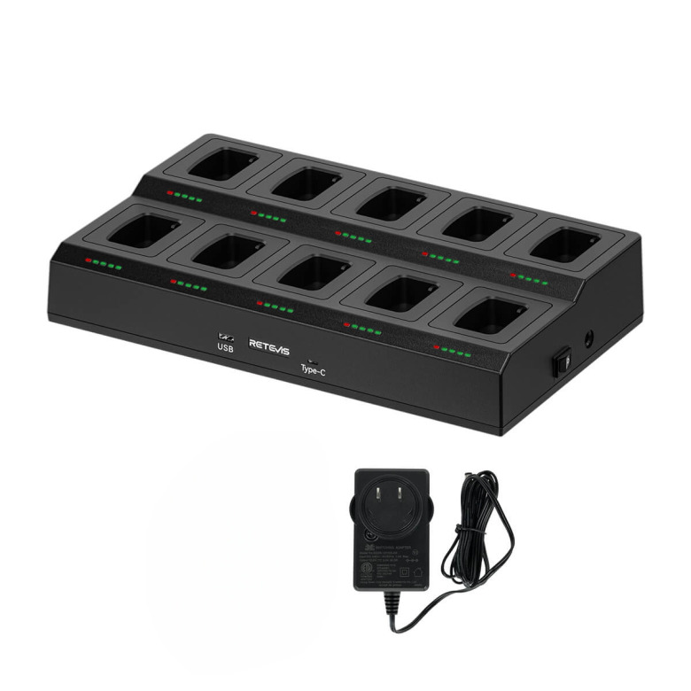 Retevis RTC777T 10-Way Walkie Talkie Charger