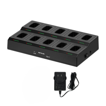 Retevis RTC777T 10-Way Walkie Talkie Charger