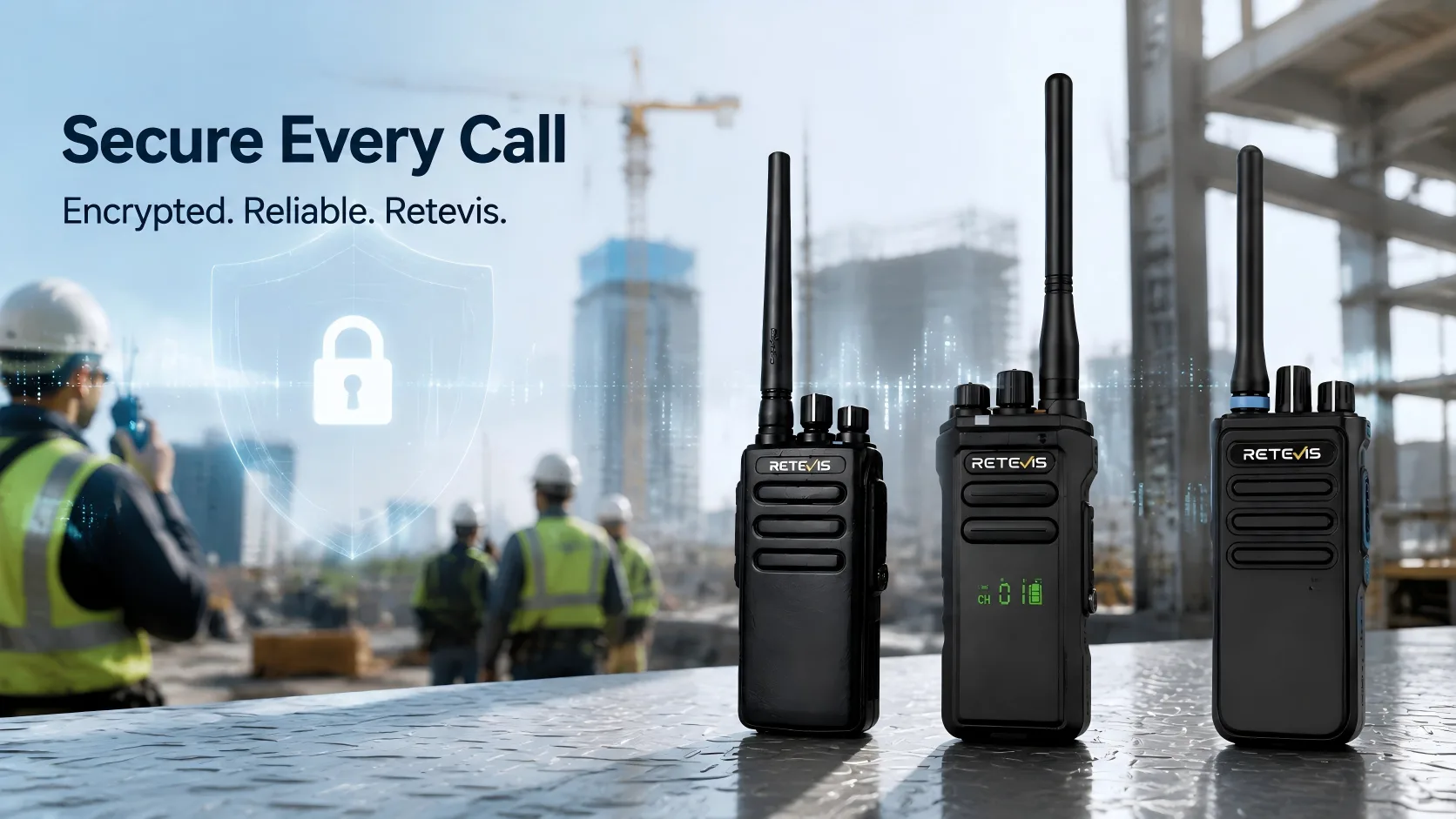 Retevis Best Encrypted Walkie Talkies, Security Radios