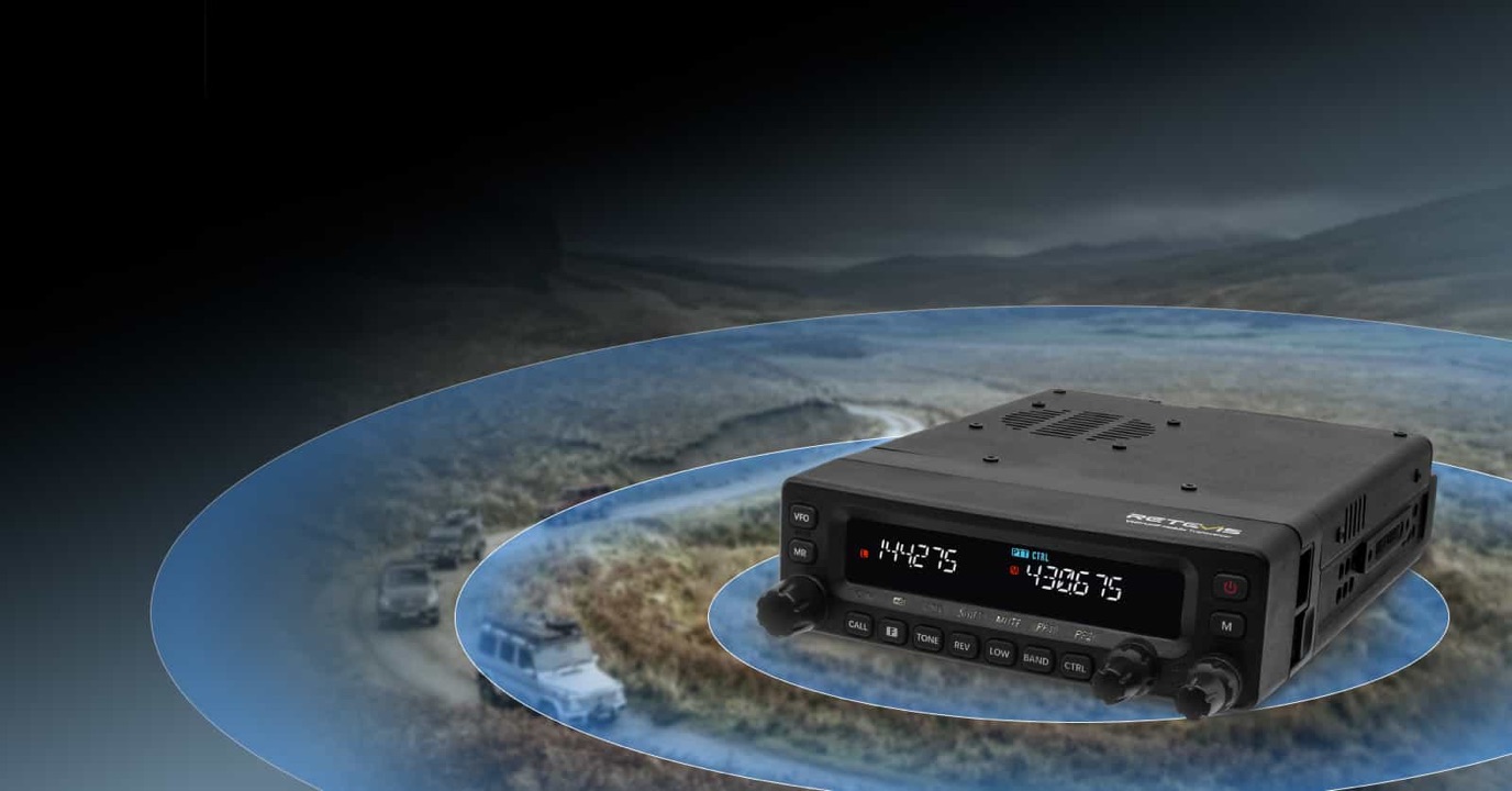 Retevis MA1 UHF VHF High Power Ham Radio with Detachable Front Panel