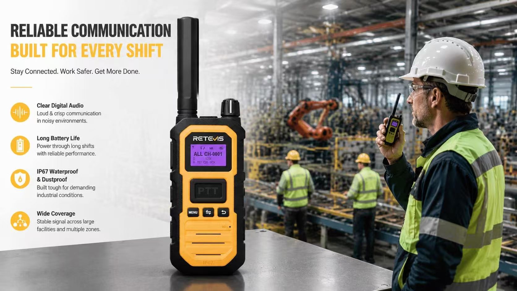 RB48D: RELIABLE COMMUNICATION BUILT FOR EVERY SHIFT