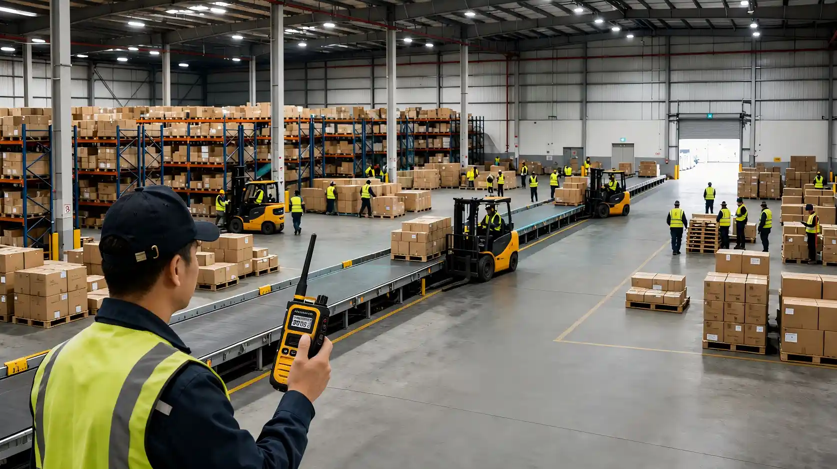 Warehouse Communication Systems: 1-Day Radio Deployment for Black Friday Peak