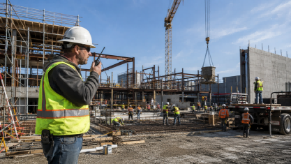 One-Touch Teamwork: Utilizing Group Call & Broadcast Modes on Work Sites
