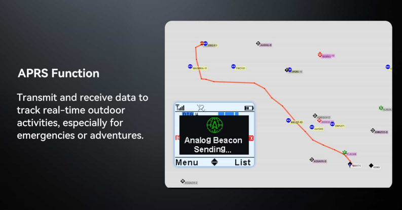 Walkie Talkie with APRS Function