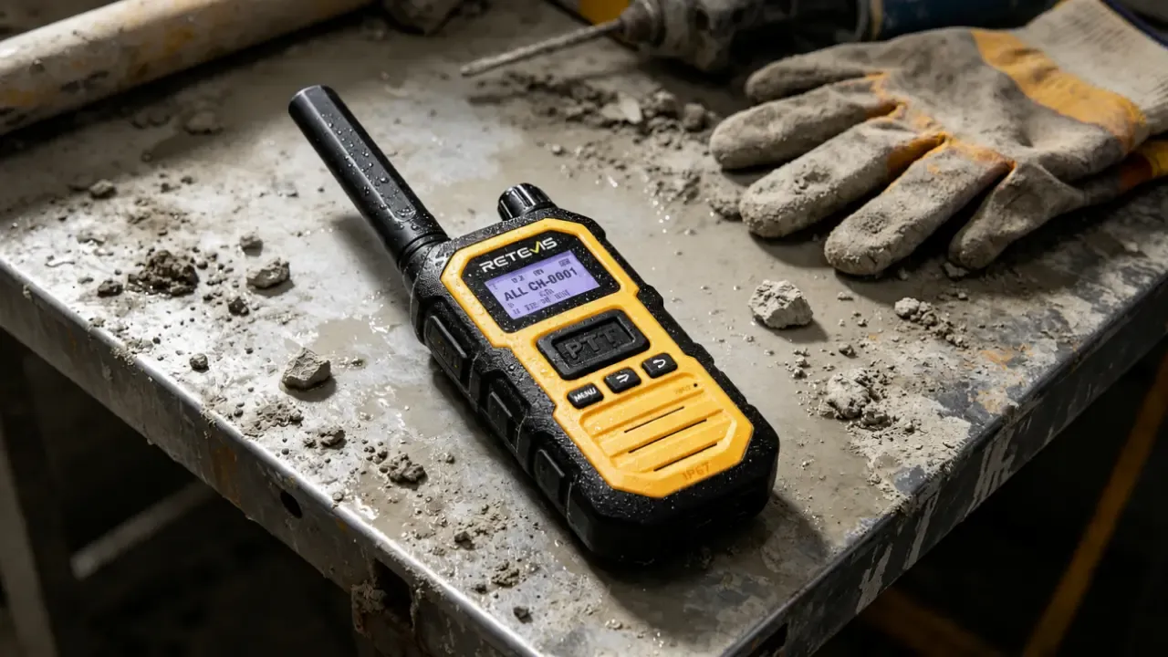 RETEVIS RB48D: Industrial Digital Walkie Talkie Built for Harsh Construction Sites