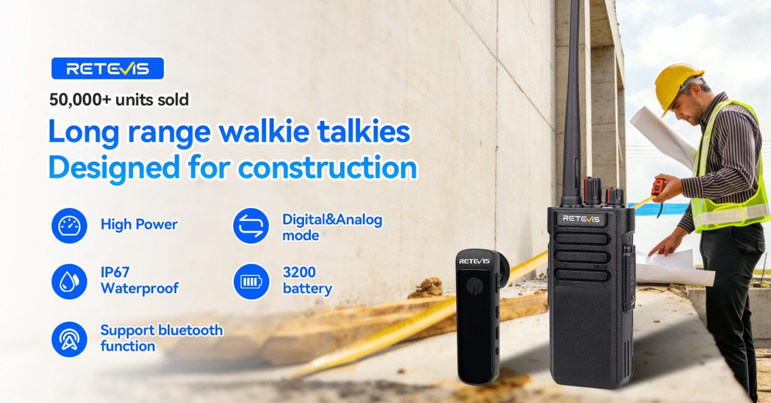 Retevis RT29D DMR Bluetooth radio 10 pack with waterproof rugged design for professional communication