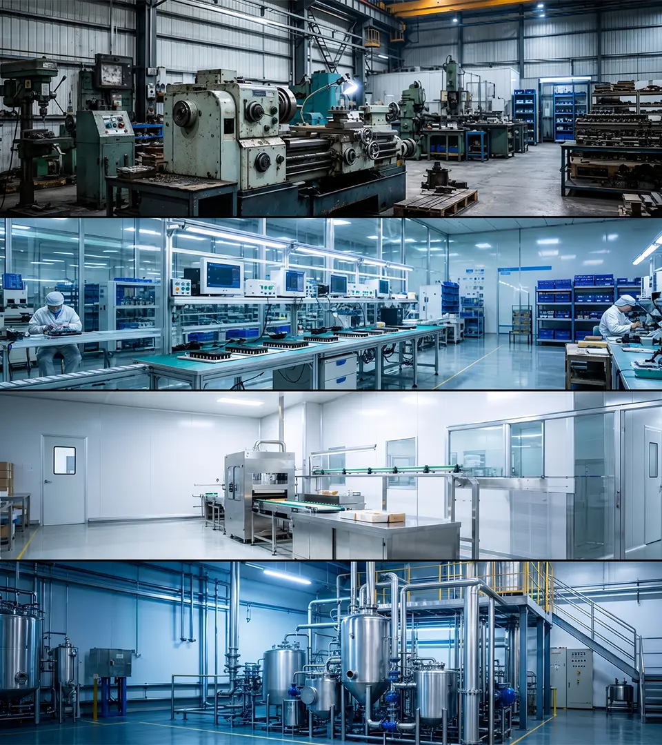 Manufacturing industrial scenarios