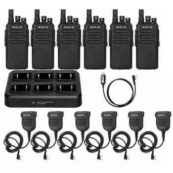 RT81 UHF DMR Radio & 6-Port Charger Kit