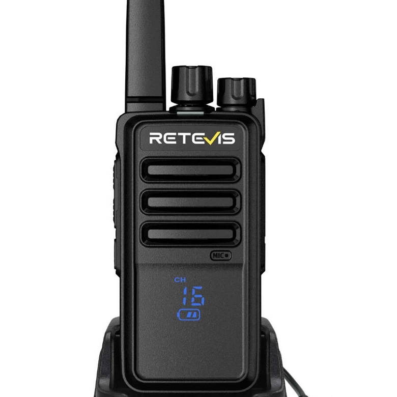 Retevis RT668H PMR446 Radio 10 Packs with 10-Way Charger | License-Free | Hidden Display | Rugged Design | Type-C Charging | Long Battery Life