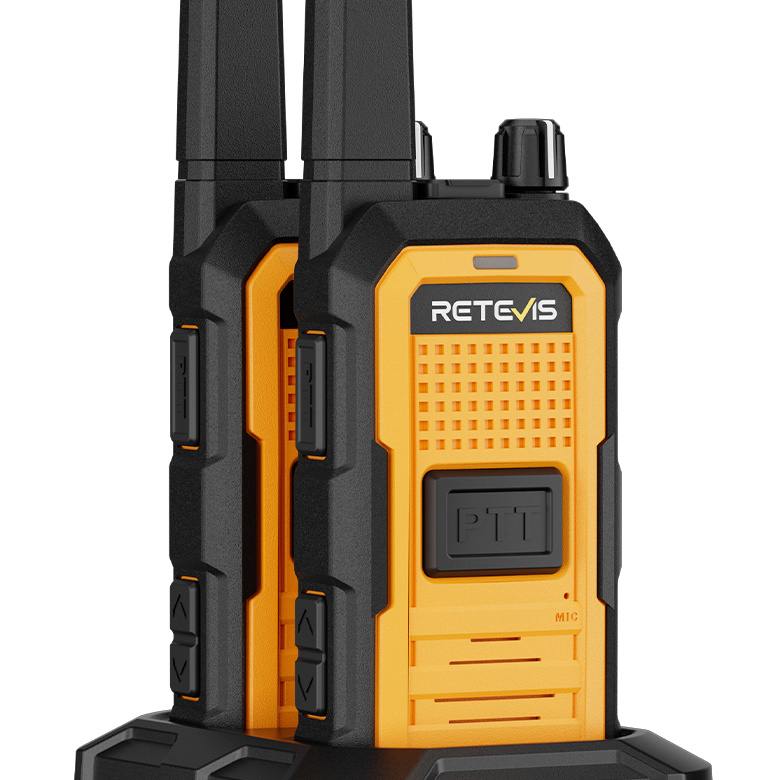 Retevis RB648A PMR446 Heavy Duty Radio | License-Free | IP67 Waterproof | Two-way Noise Reduction | 2000 mAh Battery | Type-C Charging 