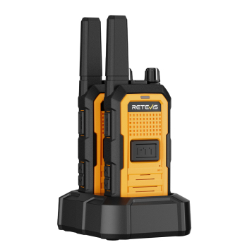 Retevis RB648A PMR446 Heavy Duty Radio | License-Free | IP67 Waterproof | Two-way Noise Reduction | 2000 mAh Battery | Type-C Charging 