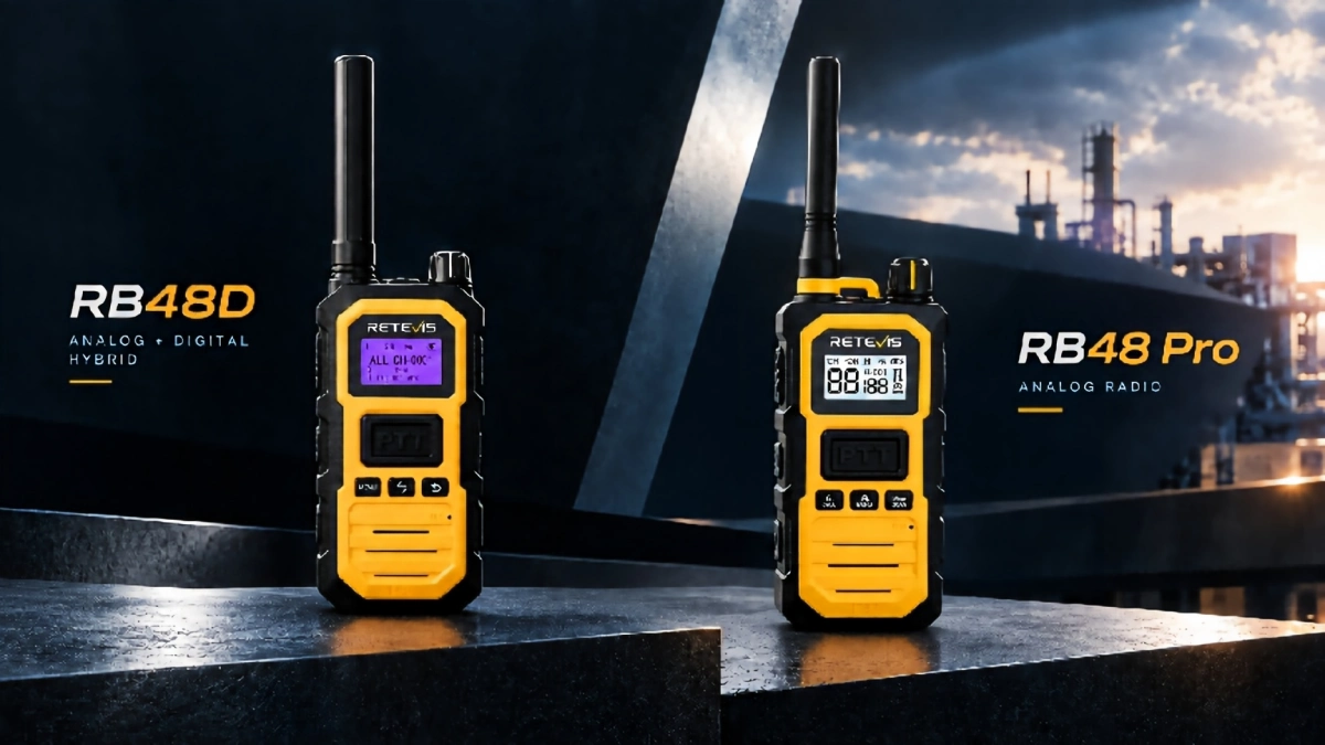 Two Way Radio System Upgrade with RB48D and RB48 Pro for modern manufacturing communication.