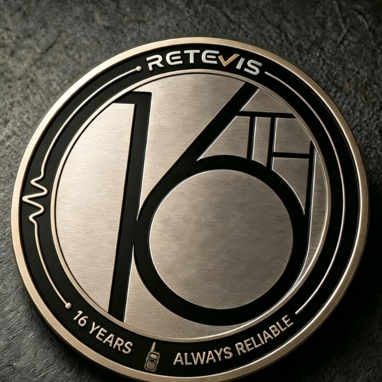 Retevis 16th Anniversary Commemorative Metal Badge | Limited Anniversary Gift