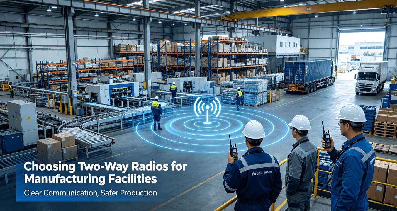 How to Choose the Best Two-Way Radios for Manufacturing Facilities