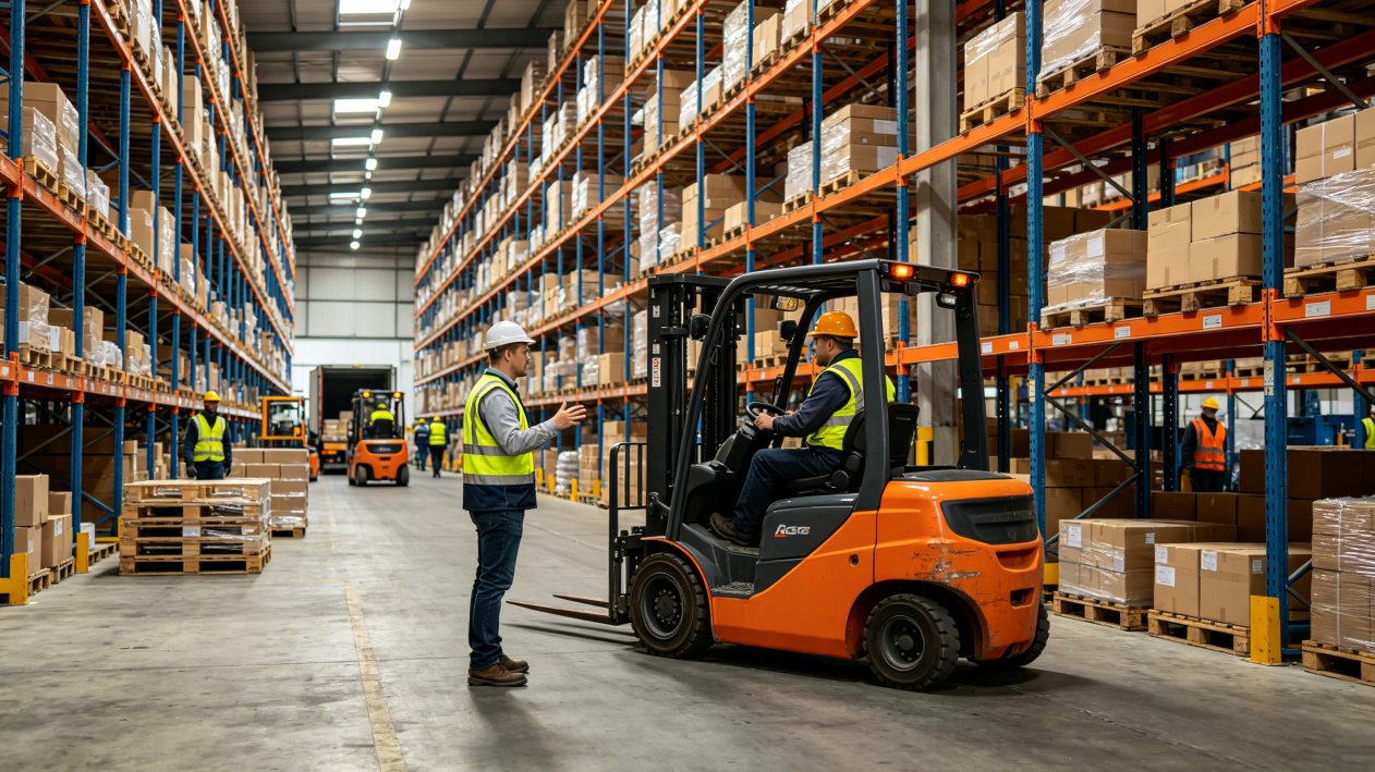 Two Way Radios for Warehouse: How to Choose a Hands-Free Forklift Communication System