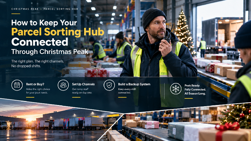 How to Keep Your Parcel Sorting Hub Connected Through Christmas Peak