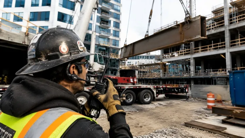 Visualize safety communication and clear coordination in noisy, high-risk work