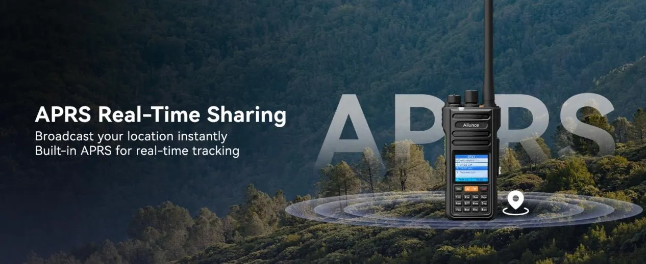 Retevis Ailunce HA2 with Advanced GPS/APRS Tracking