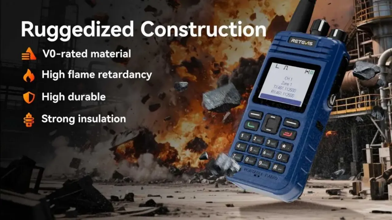 Retevis MateTalk E2 Intrinsically Safe DMR Two-Way Radio