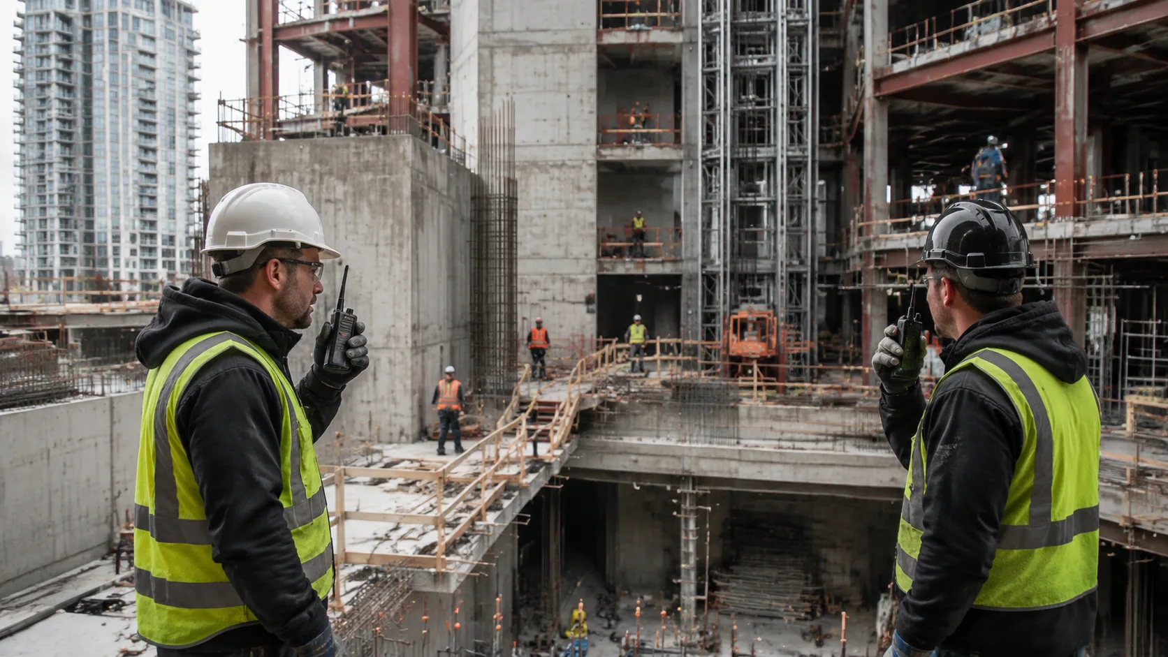 Overcoming Concrete and Steel: Two-Way Radios for Multi-Floor Construction