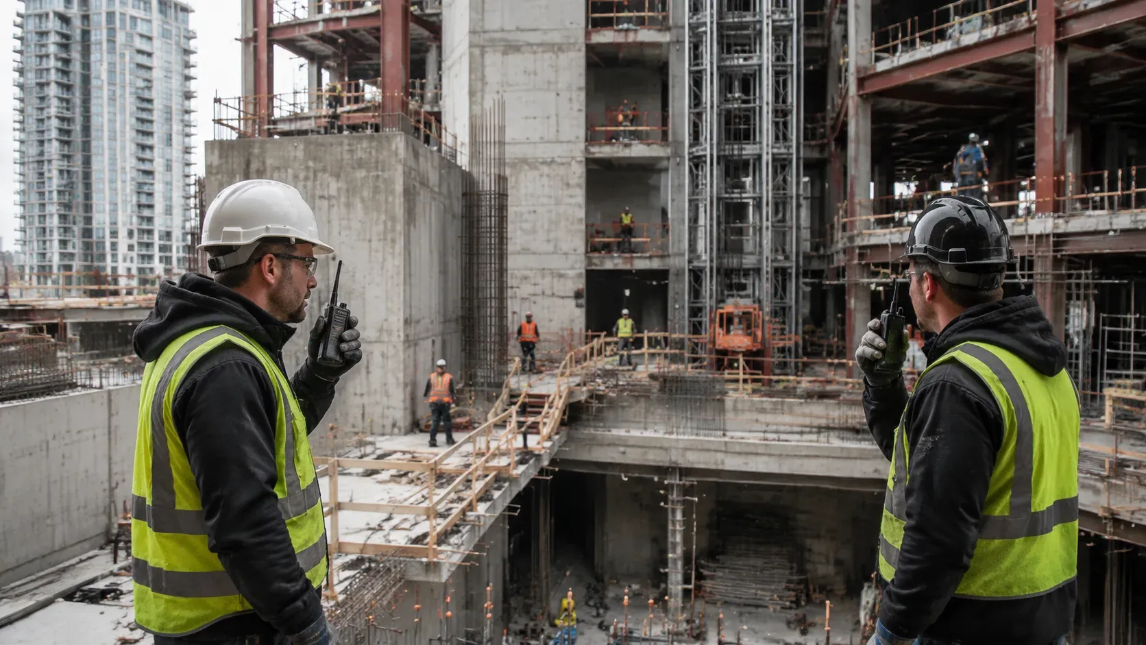 Overcoming Concrete and Steel: Two-Way Radios for Multi-Floor Construction