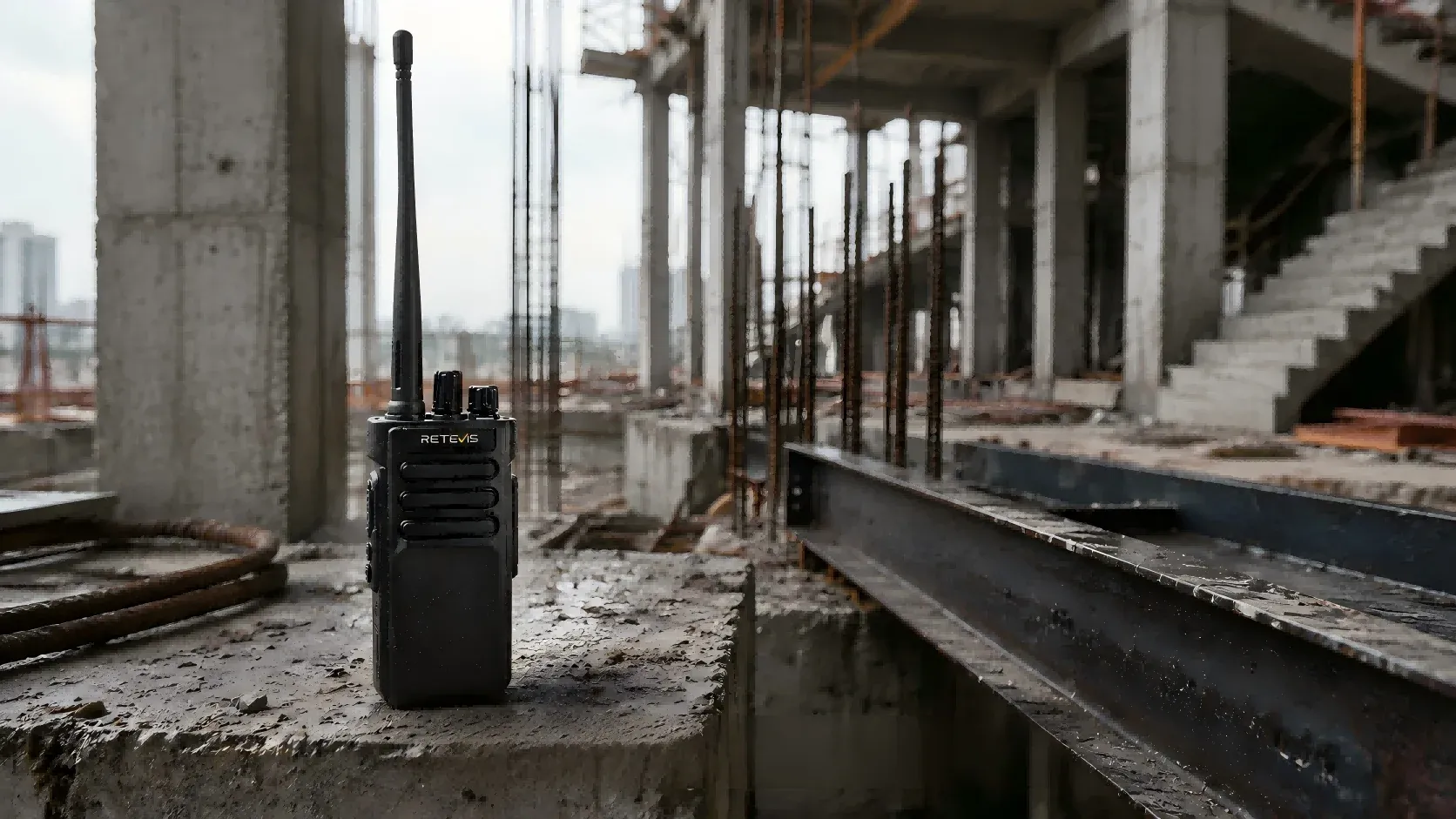 Retevis RT29 Two way radio in jobsite