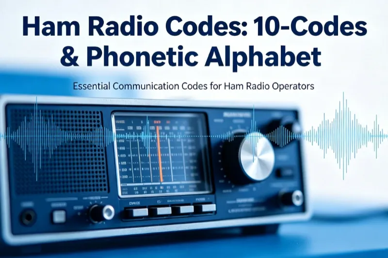 Ham Radio Codes: 10-Codes & Phonetic Alphabet (Complete Guide)