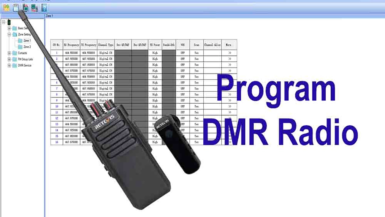 How to program DMR radios?