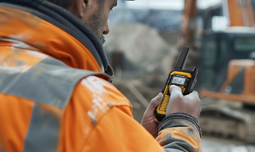 Retevis Construction Two-Way Radio Kit, Solves The Problem Of Intercom On Construction Sites