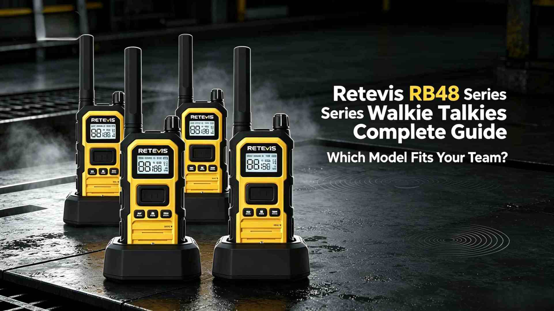Retevis RB48 series heavy duty industrial radios full lineup guide