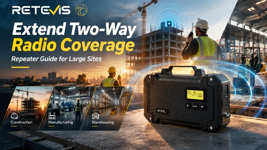 How to Extend Two-Way Radio Coverage Across Large Buildings and Worksites
