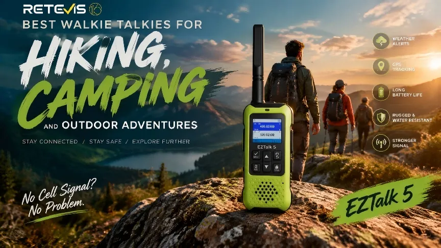 Best Walkie Talkies for Hiking, Camping and Outdoor Adventures