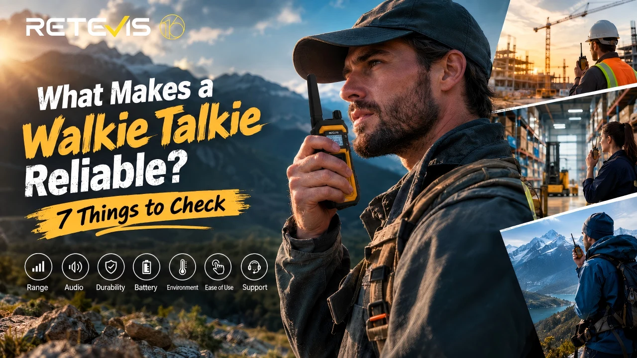 What Makes a Walkie Talkie Reliable? 7 Things to Check Before You Buy